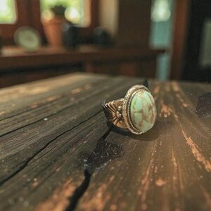 Sterling Silver with Turquoise Stone an original Native American Ring